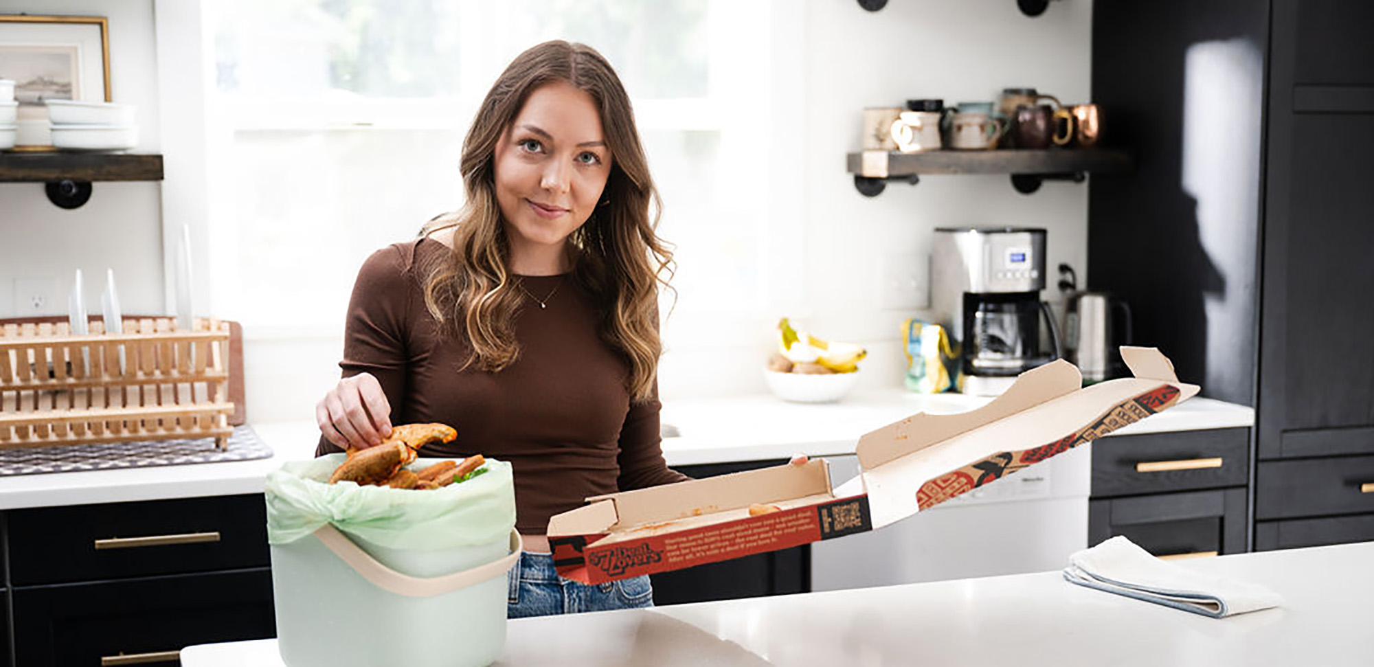 Food scraps background image
